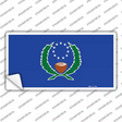Pohnpei Flag Novelty Sticker Decal