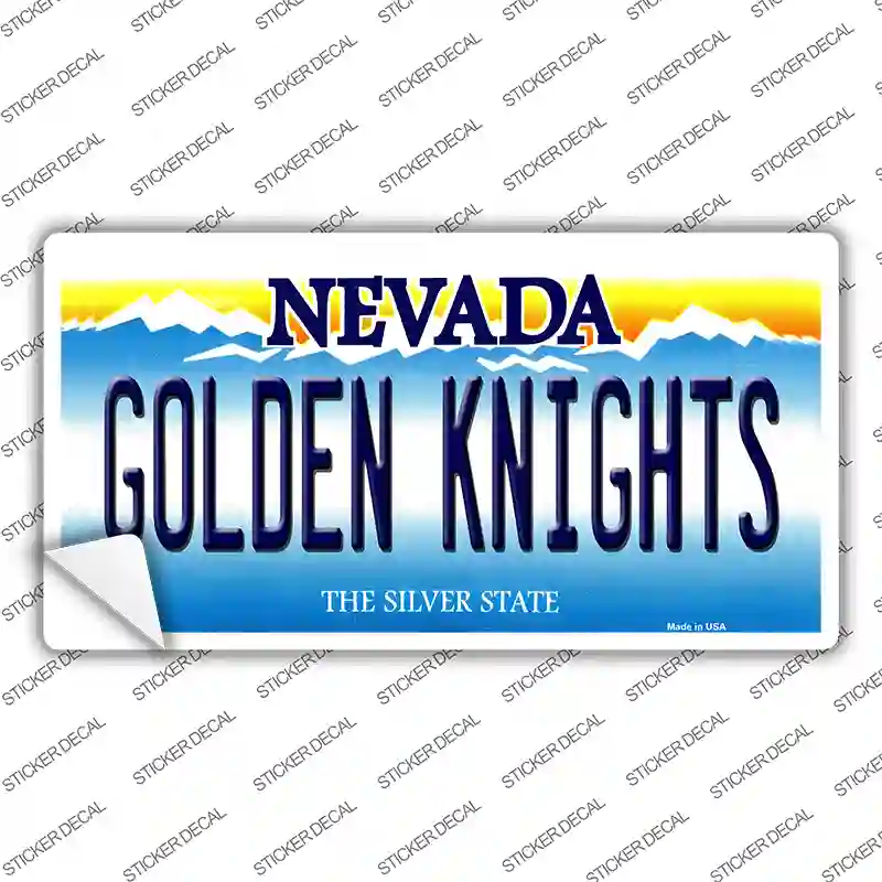 Golden Knights Novelty Sticker Decal
