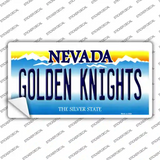 Golden Knights Novelty Sticker Decal