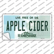 Apple Cider New Hampshire Novelty Sticker Decal