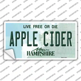 Apple Cider New Hampshire Novelty Sticker Decal