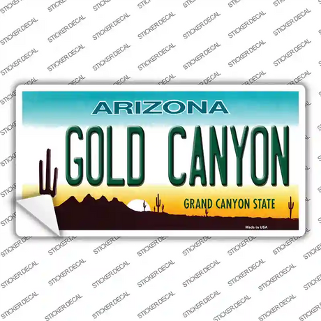 Gold Canyon Arizona Novelty Sticker Decal