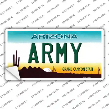 Army Arizona Novelty Sticker Decal