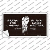 Break The Chains BLM Novelty Sticker Decal