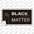 Black Lives Matter Fist Brick Novelty Sticker Decal