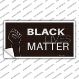 Black Lives Matter Fist Brick Novelty Sticker Decal
