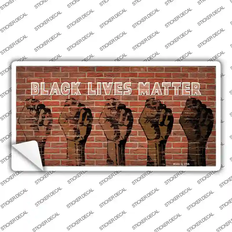 Black Lives Matter Fists Novelty Sticker Decal