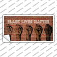 Black Lives Matter Fists Novelty Sticker Decal