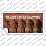 Black Lives Matter Fists Novelty Sticker Decal