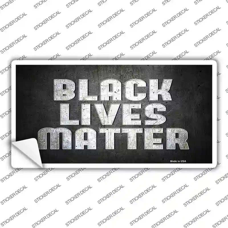 Black Lives Matter Faded Novelty Sticker Decal