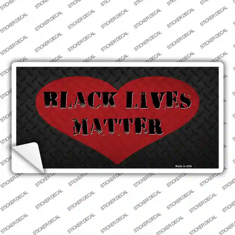 Black Lives Matter Heart Novelty Sticker Decal