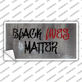 Black Lives Matter Concrete Novelty Sticker Decal