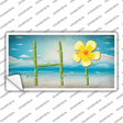 HI Bamboo Novelty Sticker Decal