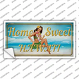 Home Sweet Hawaii Novelty Sticker Decal