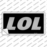 LOL Black Novelty Sticker Decal