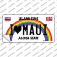 I Heart Maui Novelty Sticker Decal