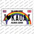 I Heart Kauai Novelty Sticker Decal