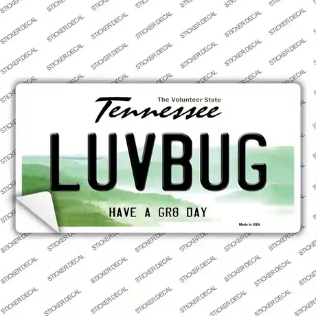 Love Bug Novelty Sticker Decal