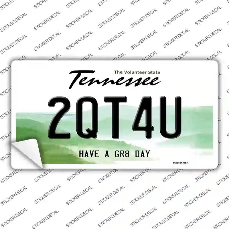 Too Cute For You Novelty Sticker Decal