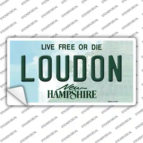 Loudon New Hampshire Novelty Sticker Decal