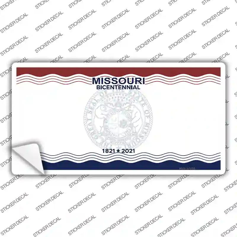 Missouri Bicentennial State Blank Novelty Sticker Decal