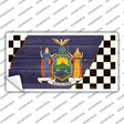 New York Racing Flag Novelty Sticker Decal