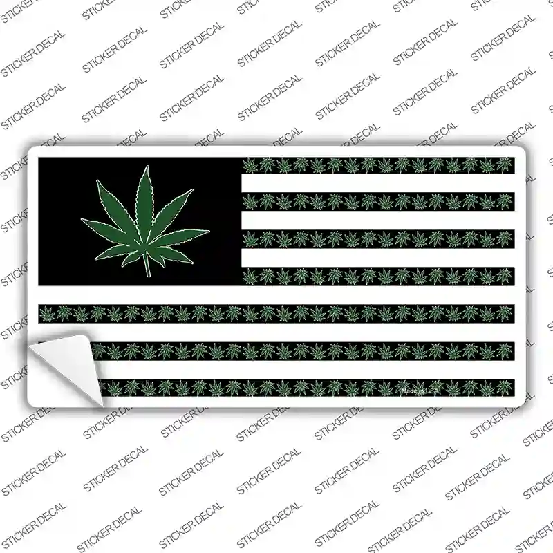 American Weed Novelty Sticker Decal