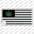 American Weed Novelty Sticker Decal