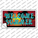 Welcome Summer Novelty Sticker Decal