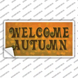 Welcome Autumn Novelty Sticker Decal