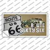 Route Sixty Six Novelty Sticker Decal