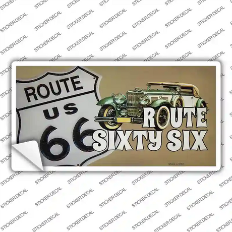 Route Sixty Six Novelty Sticker Decal