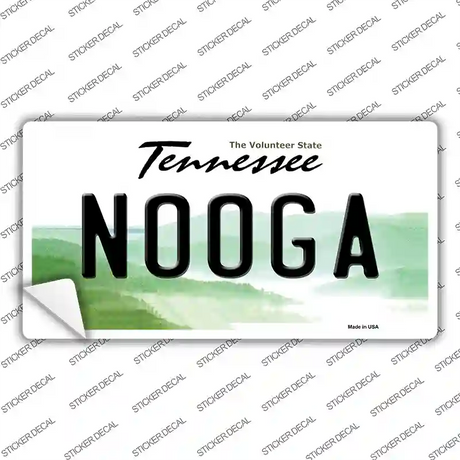 Nooga Tennessee Novelty Sticker Decal