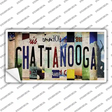Chattanooga Strip Art Novelty Sticker Decal