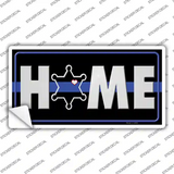 Home Sheriff Badge Novelty Sticker Decal