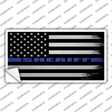 Sheriff Blue Flag Novelty Sticker Decal