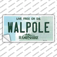 Walpole New Hampshire Novelty Sticker Decal