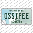 Ossipee New Hampshire Novelty Sticker Decal