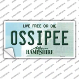 Ossipee New Hampshire Novelty Sticker Decal