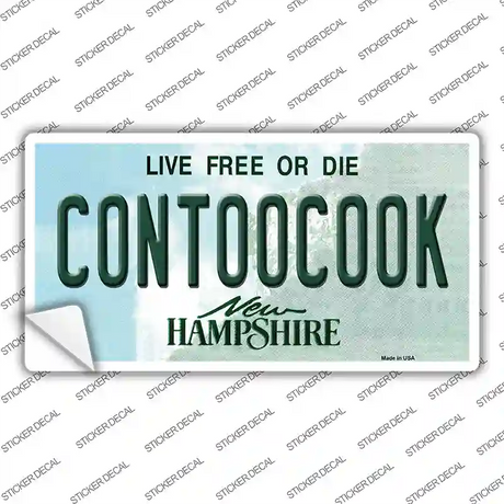 Contoocook New Hampshire Novelty Sticker Decal