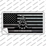 Dont Tread On Me American Flag Novelty Sticker Decal