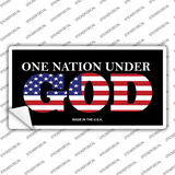 One Nation Under God Flag Novelty Sticker Decal