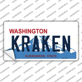 Kraken Washington Novelty Sticker Decal