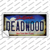 Deadwood South Dakota Rusty Novelty Sticker Decal
