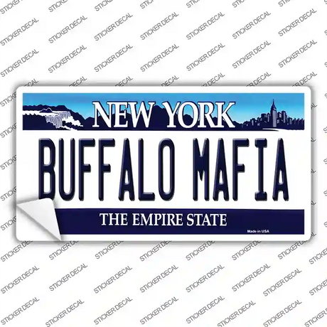 Buffalo Mafia New York Novelty Sticker Decal