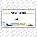 Excelsior New York Blank Novelty Sticker Decal