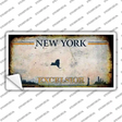 Excelsior New York Blank Rusty Novelty Sticker Decal