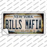 Bills Mafia New York Rusty Novelty Sticker Decal