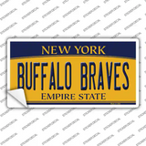 Buffalo Braves New York Novelty Sticker Decal