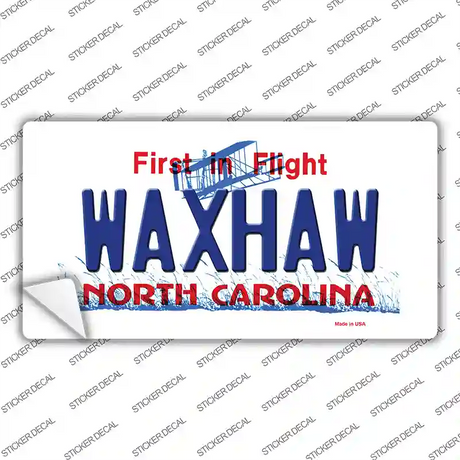 Waxhaw North Carolina Novelty Sticker Decal